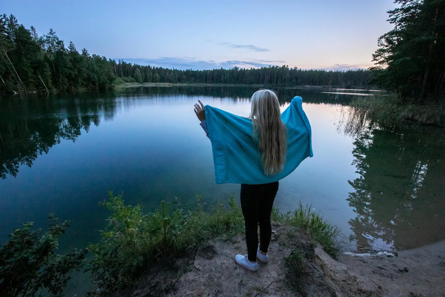 Seljametsa järv on olnud rahva seas menukas supluskoht.