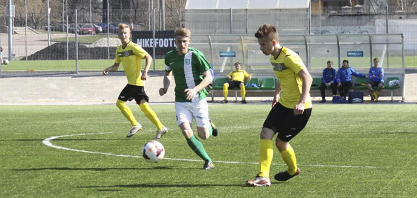 Tuleviku meeskond kaotas pühapäeval Tallinnas Eesti meistrivõistluste esiliiga liidrile FC Flora II-le.