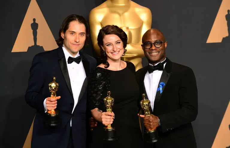 «Moonlighti» tegijad Jeremy Kleiner Adele Romanski ja Barry Jenkins