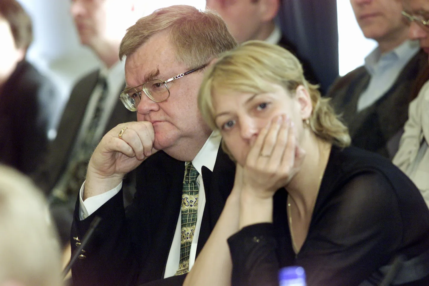 Эдгар Сависаар и Вилья Тоомаст в 2005 году (на тот момент они еще были в браке).
