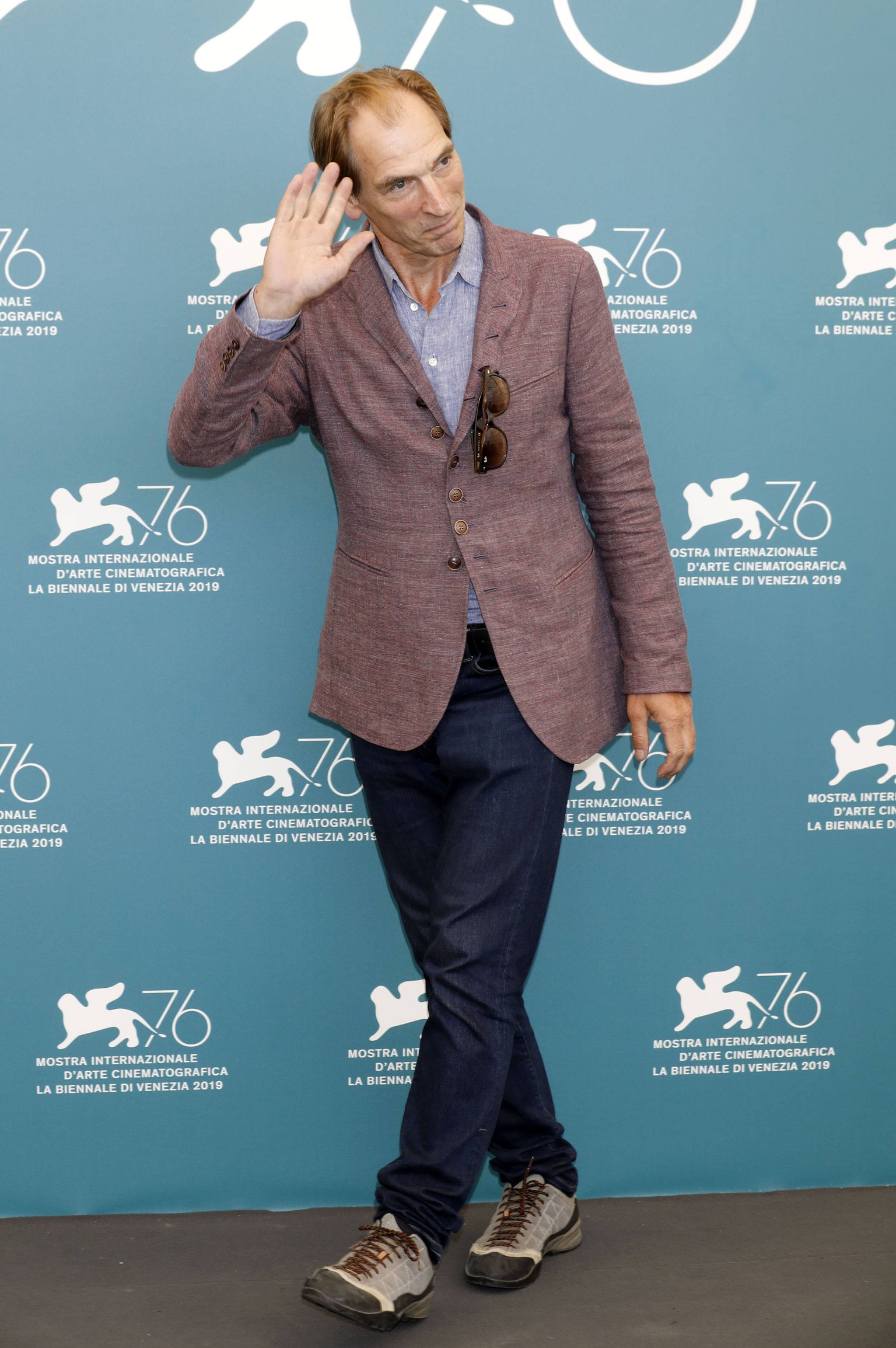 Briti näitleja Julian Sands Veneetsia filmifestivalil 2019. aastal.