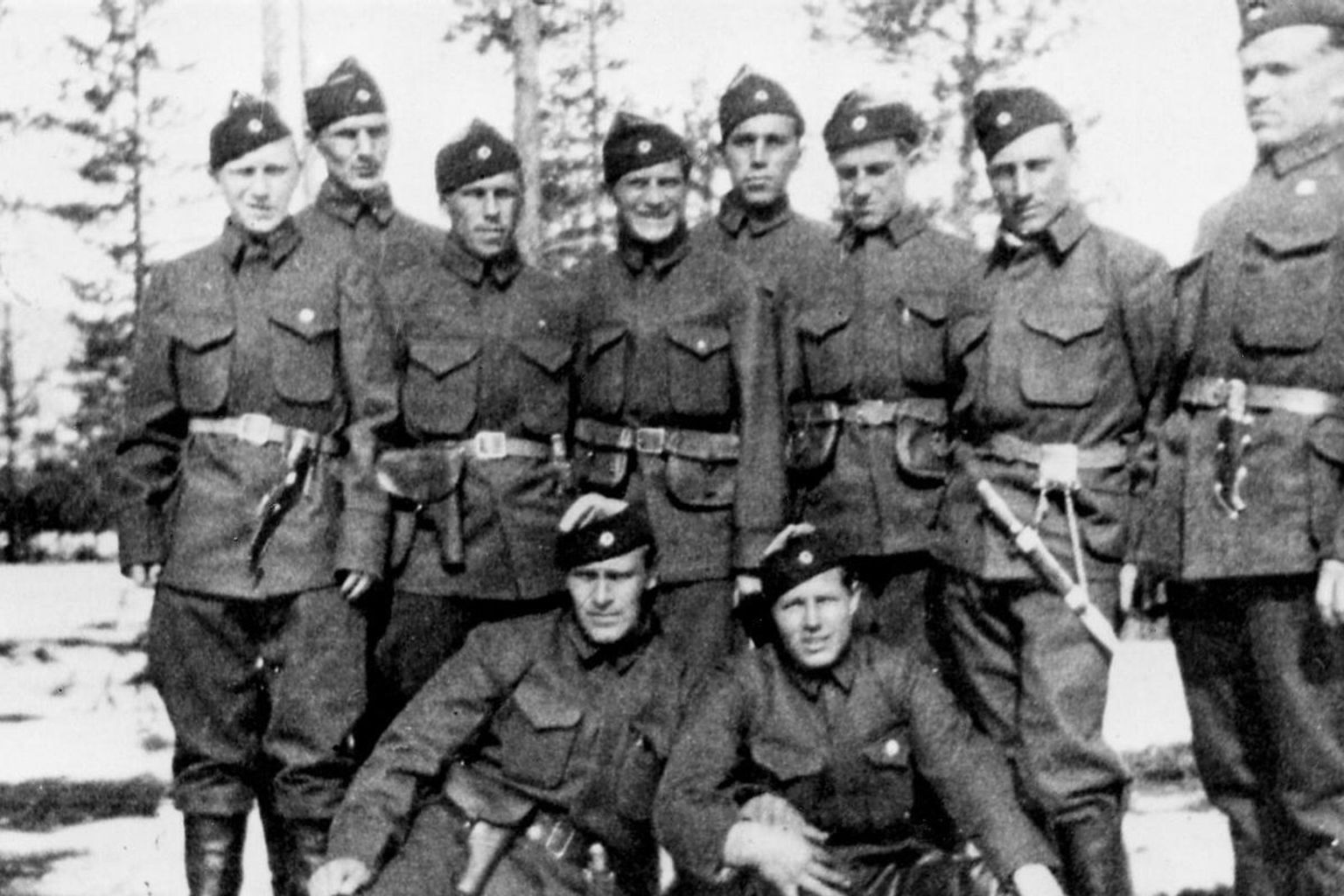 Eesti vabatahtlikud 1940. aastal teel Norrast tagasi Soome.