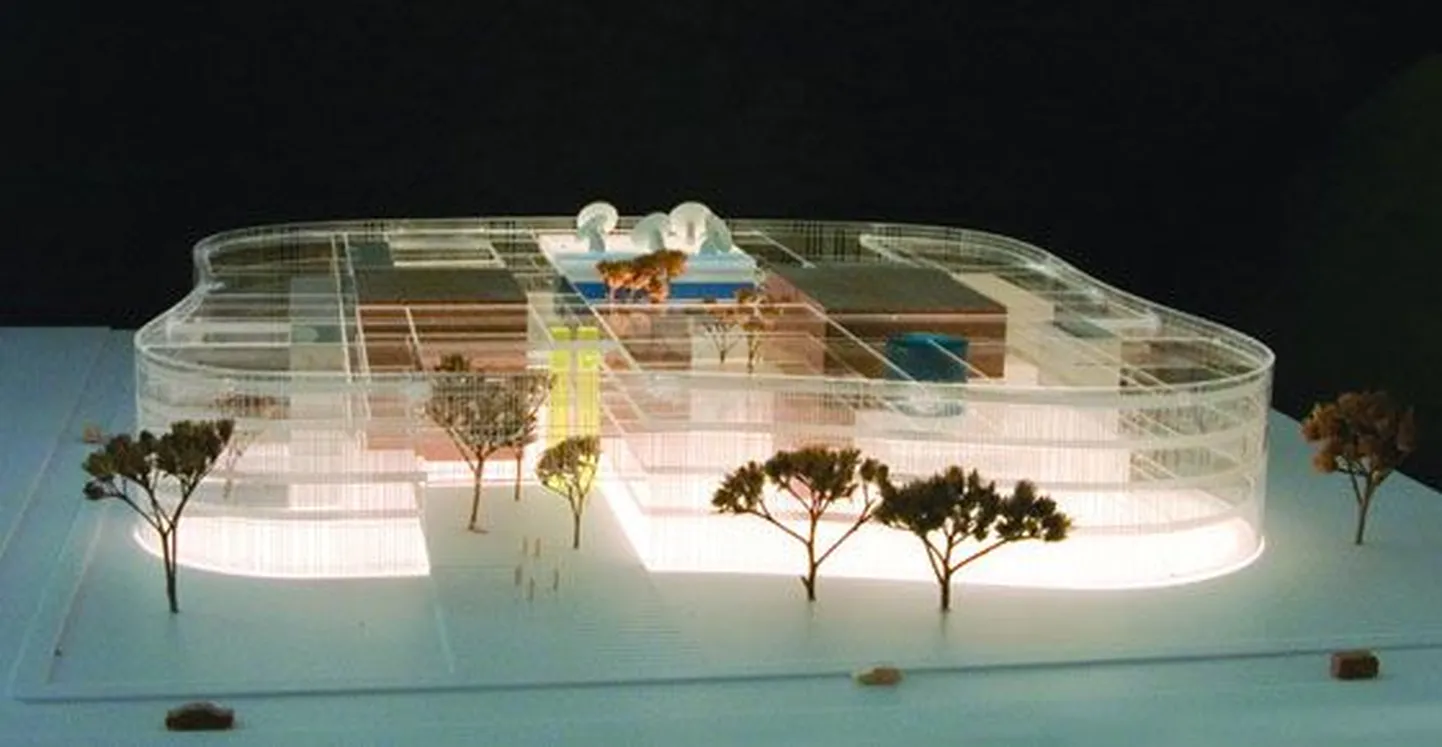 Arhitekt Erik Nobeli (Nobel arkitekter AS) visioon rahvusringhäälingu uuest majast Tuisu tänaval