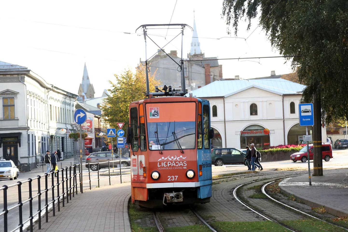 Tramvajs Liepājā.