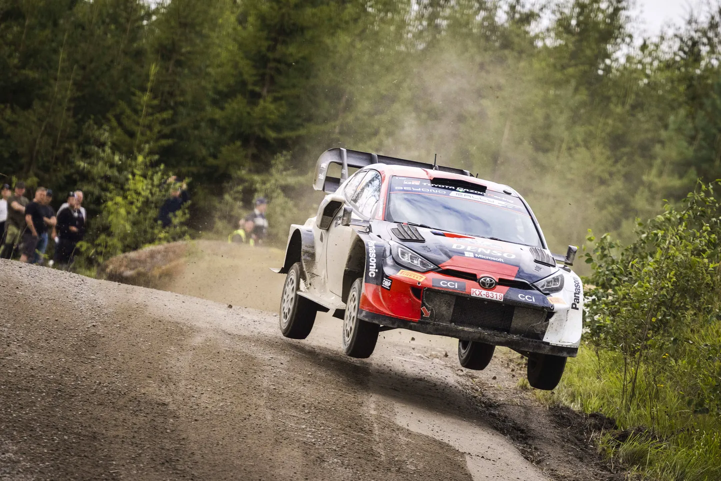 Jari-Matti Latvala Soome rallil.