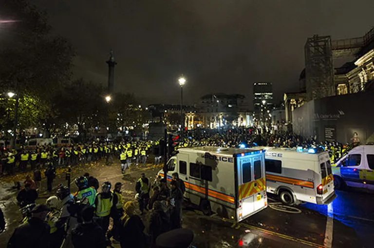 Protesta akcija Londonā