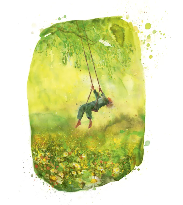 Lisa Aisato illustratsioon Maja Lunde raamatus «Päikesevalvaja».