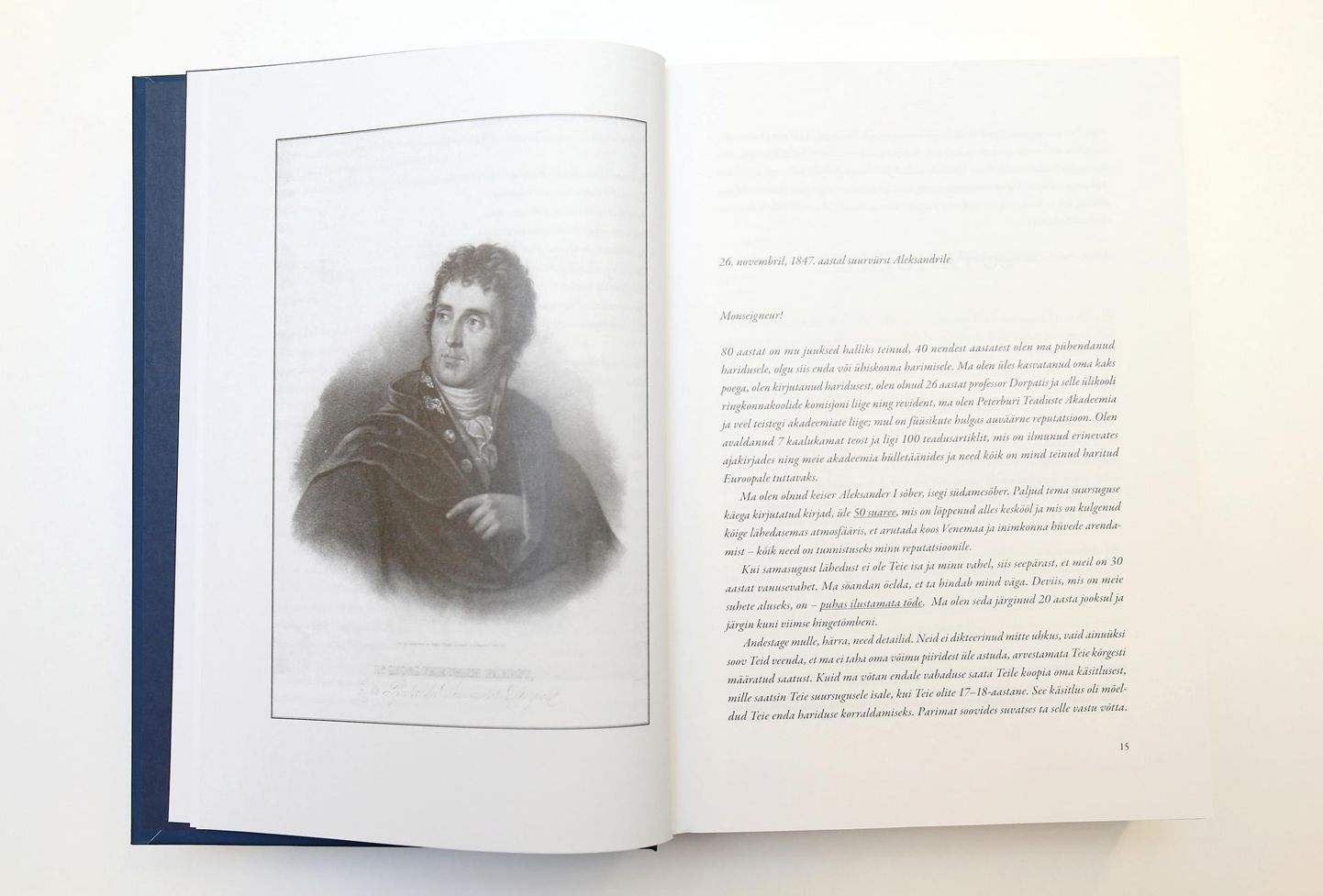 Epi Tohvri monograafia 14. leheküljel on repro portreest, millel on kujutatud Georges Frédéric Parrot.
