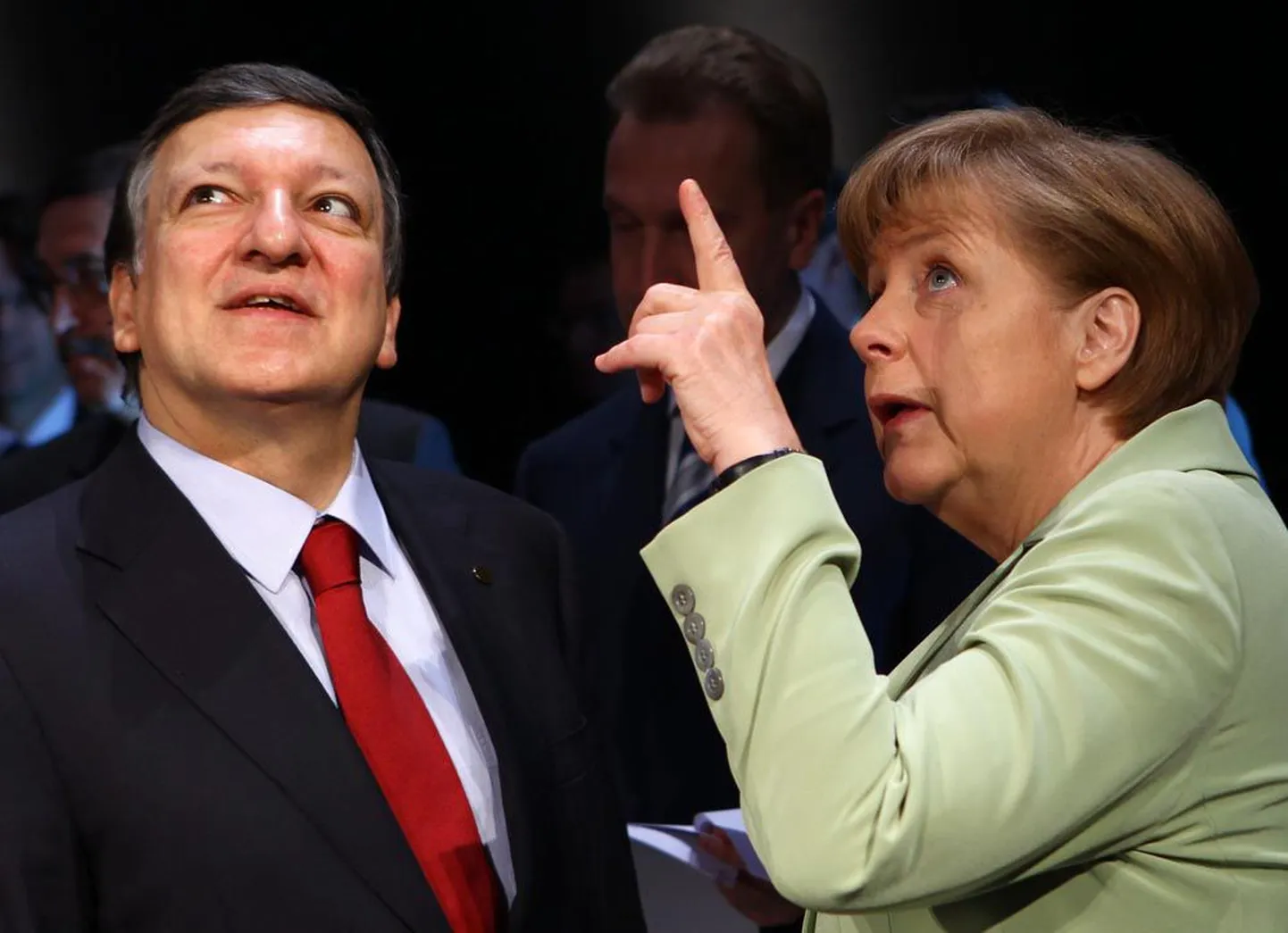 Euroopa Komisjoni president José Manuel Barroso ja Saksamaa kantsler Angela Merkel osalesid eelmisel nädalal Läänemere maade tippkohtumisel. Seni mõnedes küsimustes üsna jäika joont hoidnud Merkel ütles seal, et on valmis arutlema igal teemal.