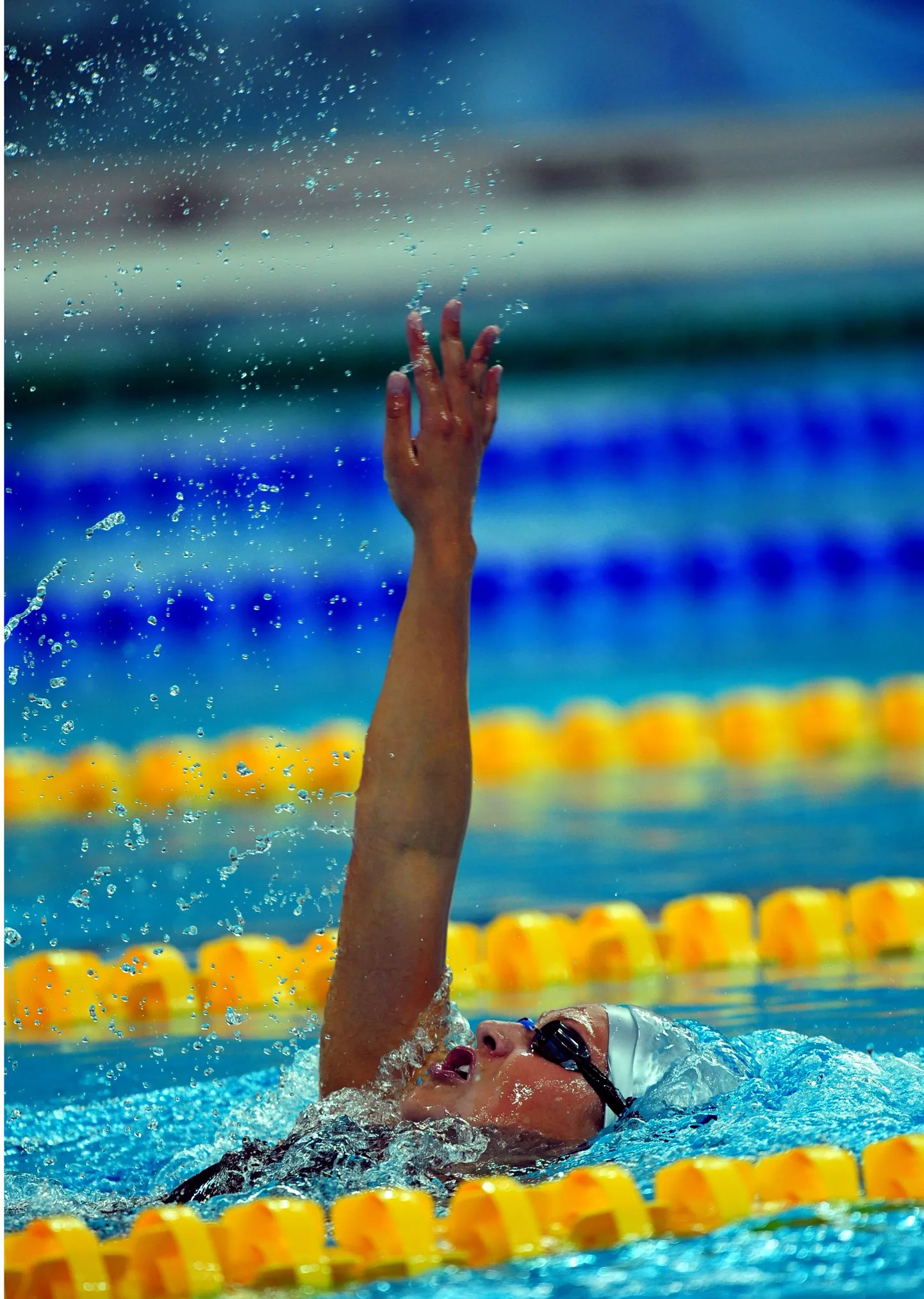 TLNPM08: OLÜMPIA2008  :PEKING,HIINA,09 AUG08.
Anna-Liisa Põld ujumas 400m kompleksi
rp/FOTO RAIGO PAJULA/POSTIMEES