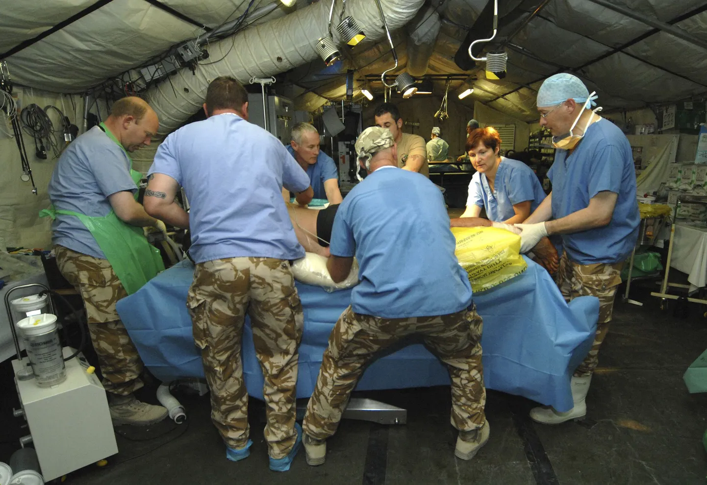 Operatsioon Camp Bastioni välihaiglas.