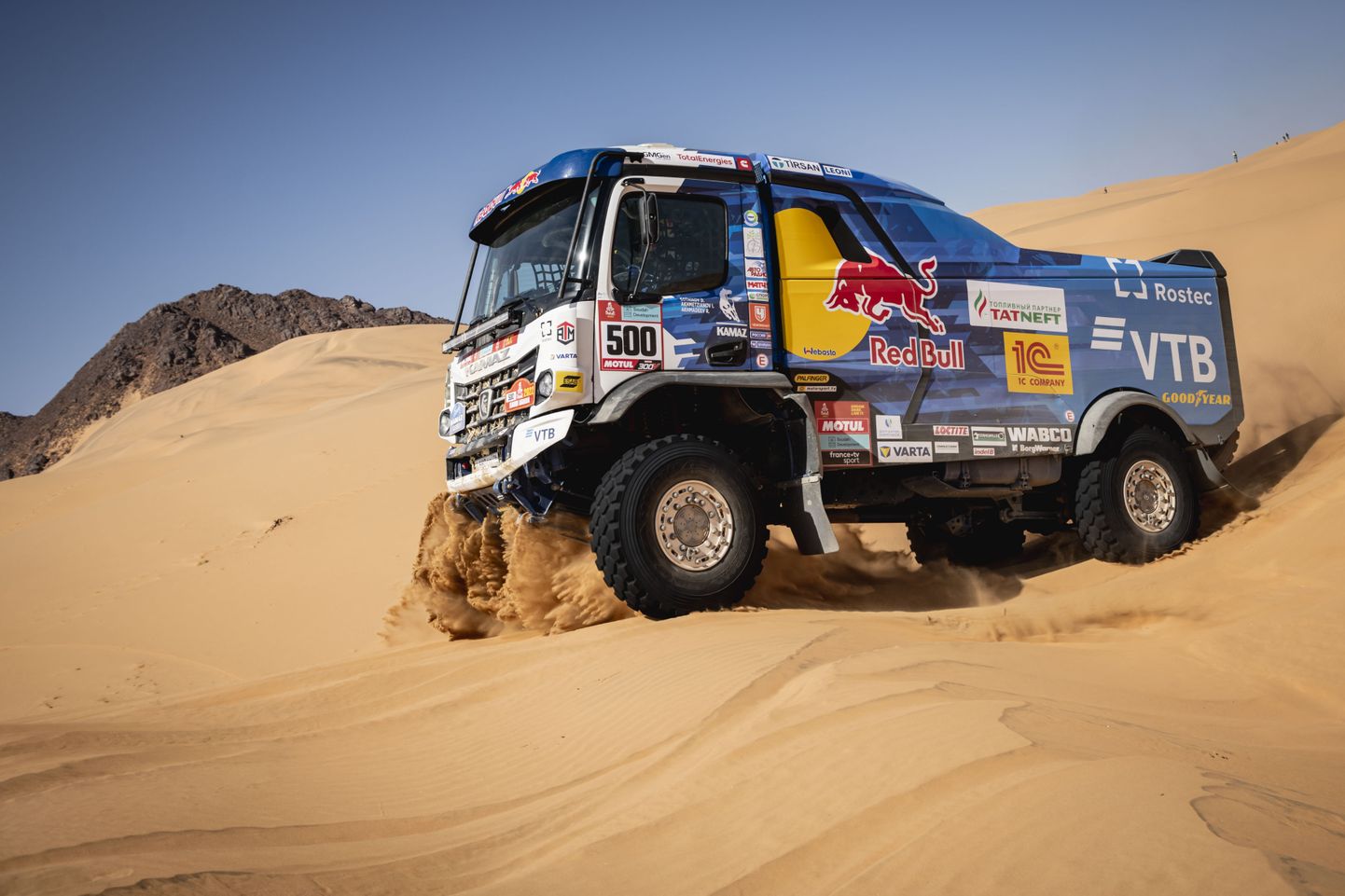 Kamazi veoauto 2022. aasta Dakari rallil.