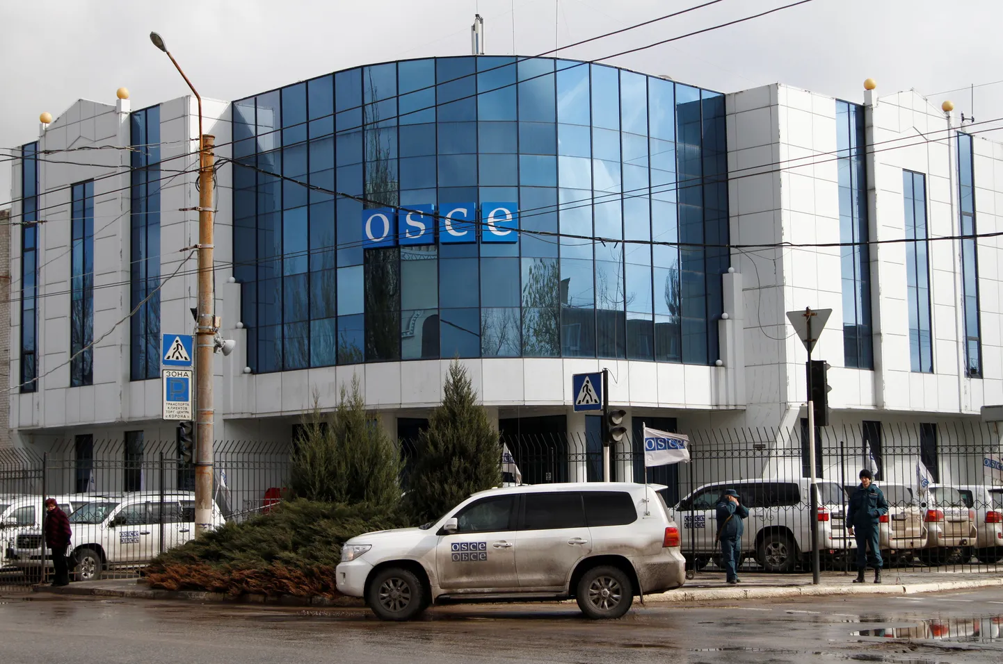 OSCE kontor Luganskis. Foto on illustratiivne.
