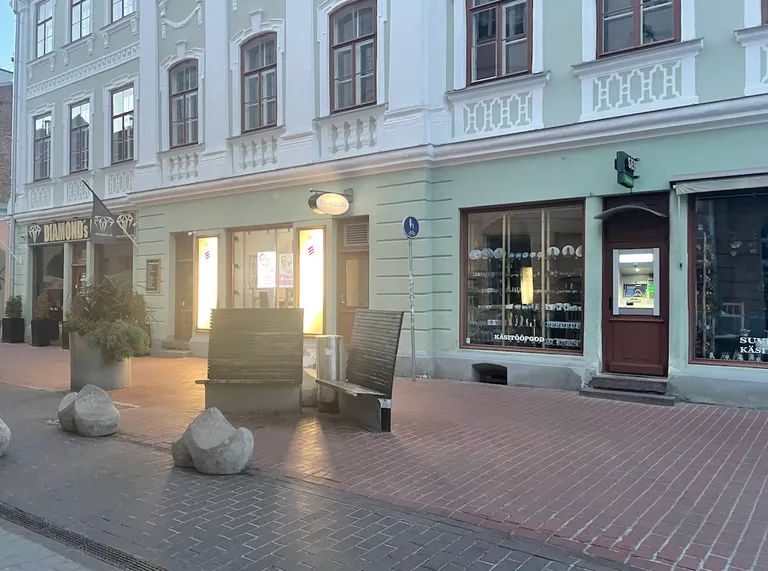 Alar Kuzmini vaenlaste meelispink Tartus Rüütli tänaval