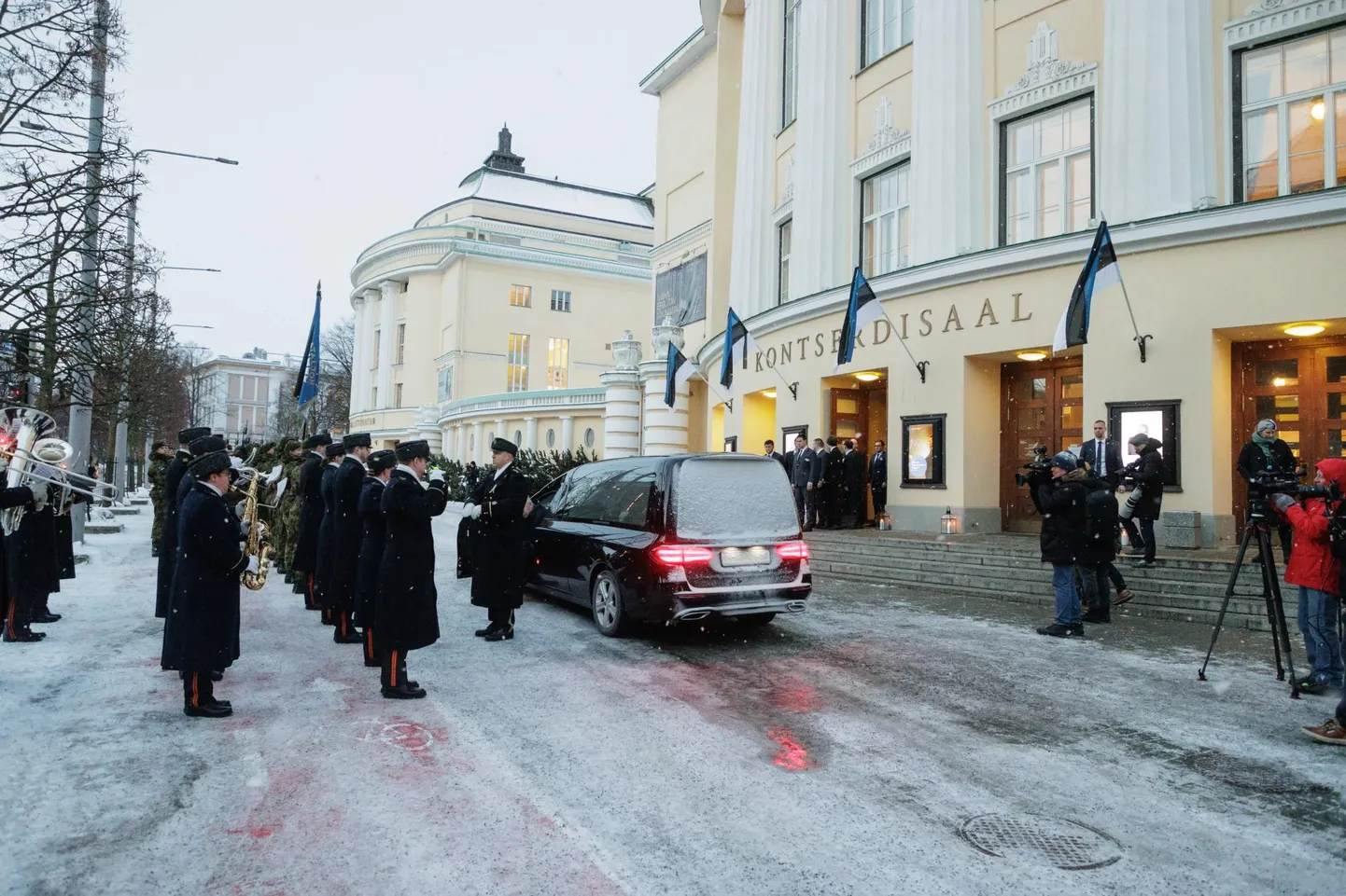 Edgar Savisaare ärasaatmine Estonia kontserdisaalis 05.01.2023.