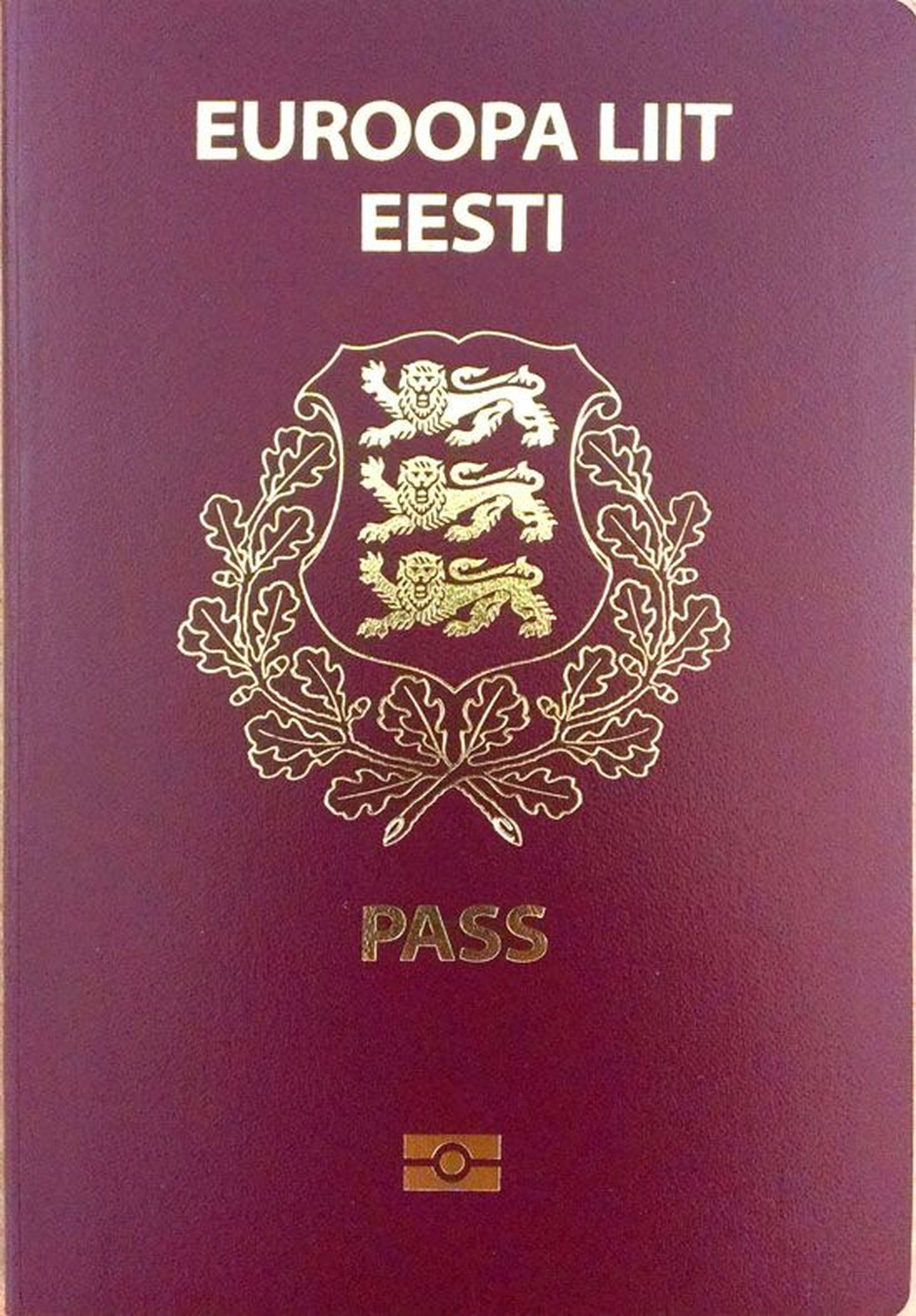 Eesti pass. Pilt on illustreeriv.