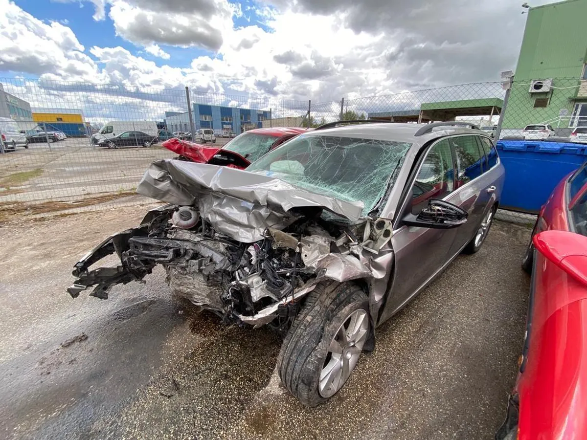 Nii palju jäi järele Tiina Kaukvere autost.