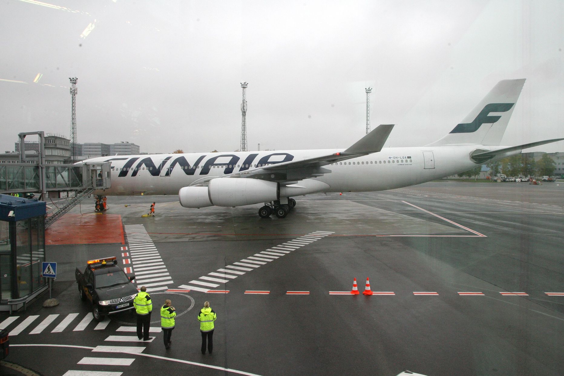 Finnair'i lennuk Tallinna lennujaamas