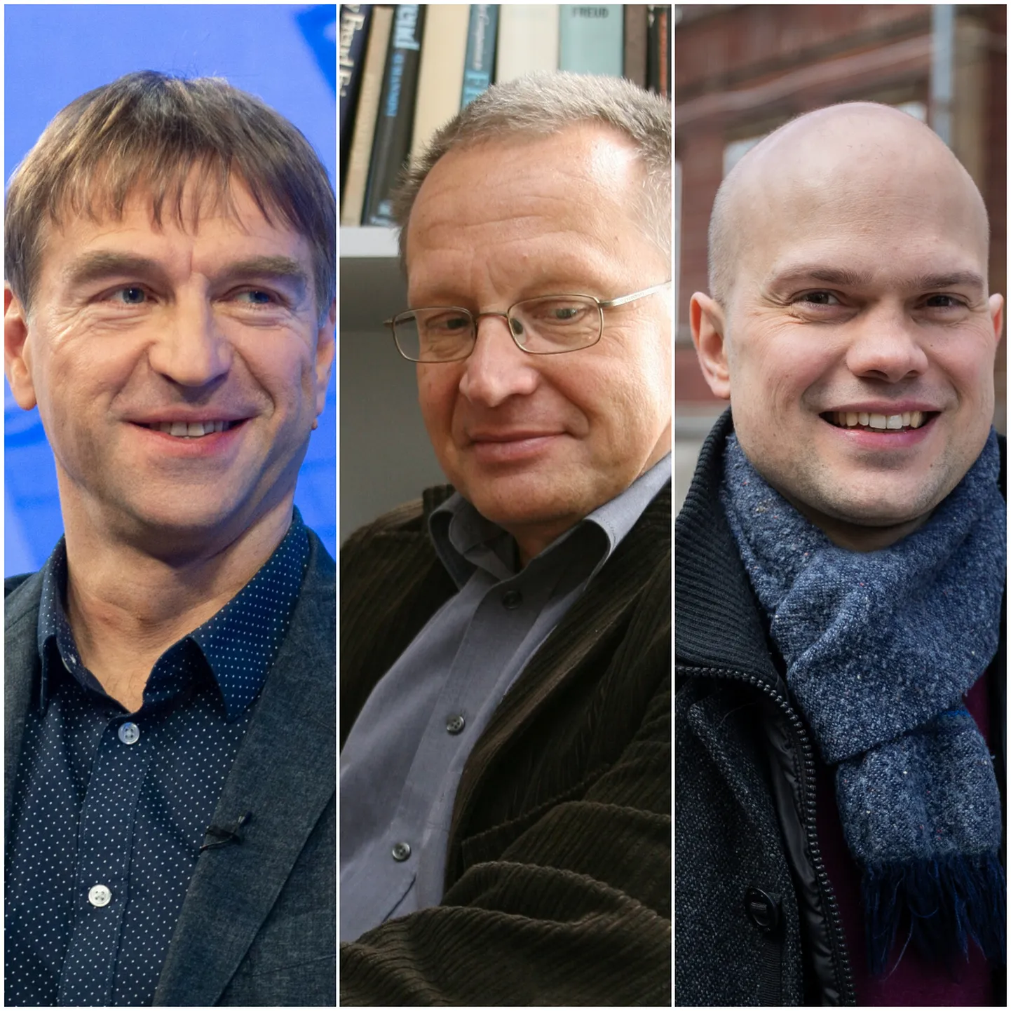 Valdur Mikita, Jüri Allik, Jaan Aru.
