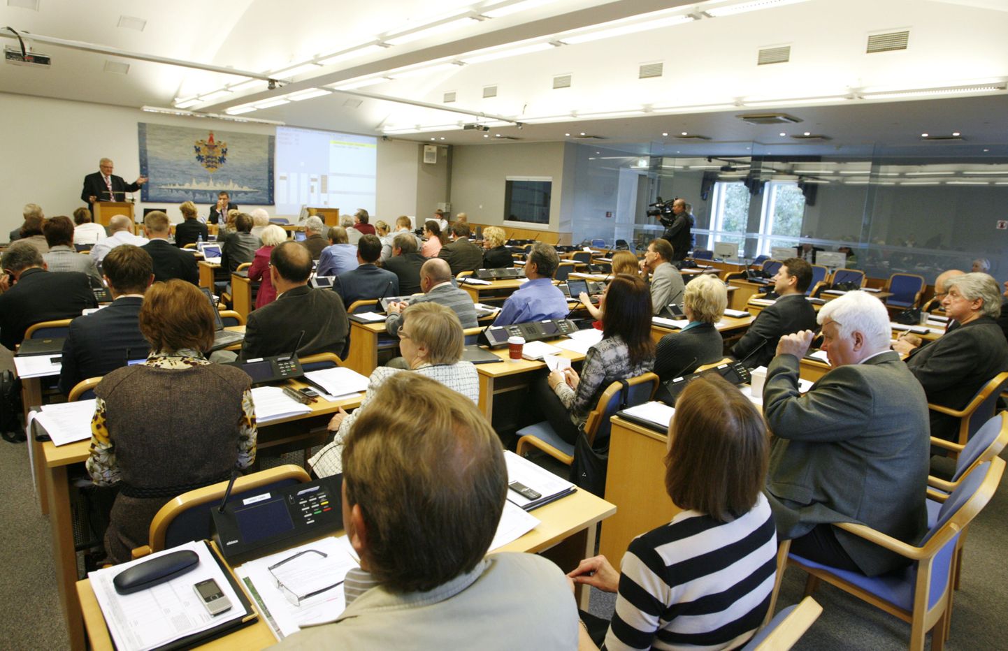 Tallinna linnavolikogu istung.