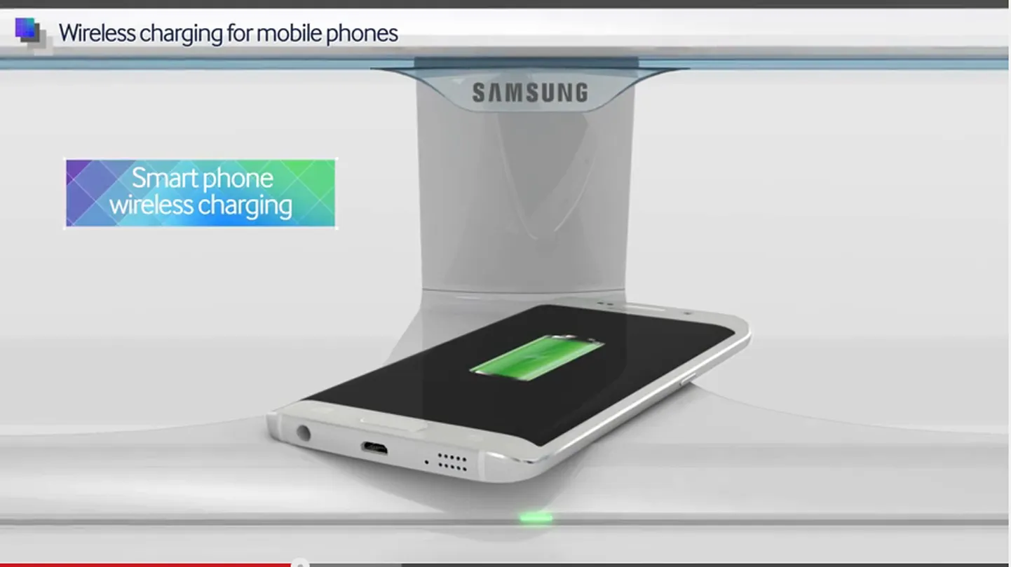 Samsungi juhtmeta laadiv monitor