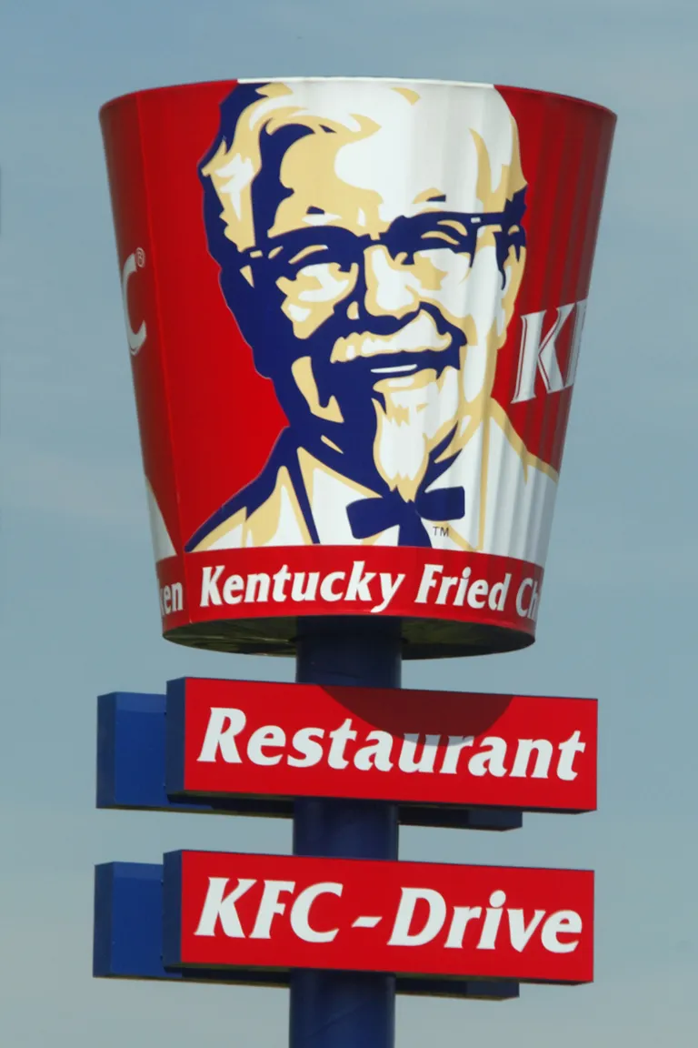 KFC restorani välireklaam Saksamaal.