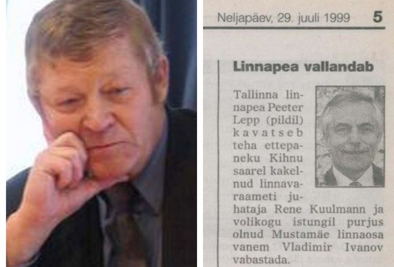 Endine Tallinna linnavolikogu aseesimees, endine Lasnamäe ja Mustamäe vanem, Eestimaa Ühendatud Rahvapartei liige Vladimir Ivanov.