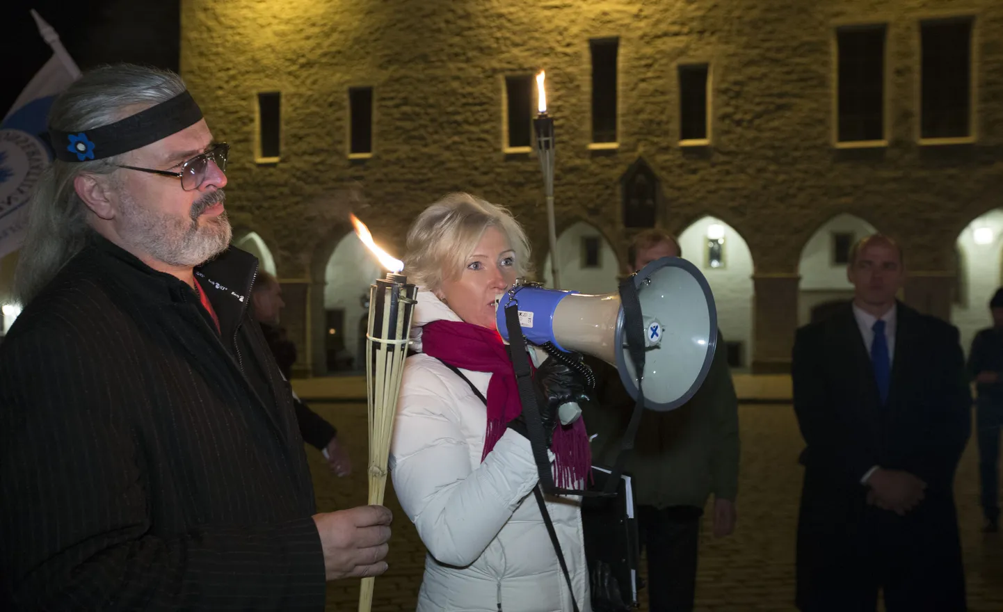 Rahva Ühtsuse Erakonna (RÜE) eestvedaja Kristiina Ojuland.