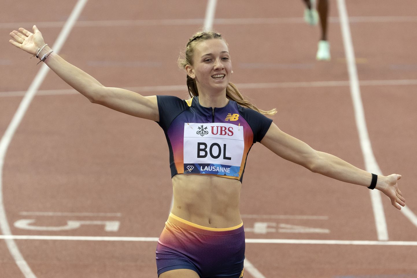 Nīderlandes sprintere Femke Bola.