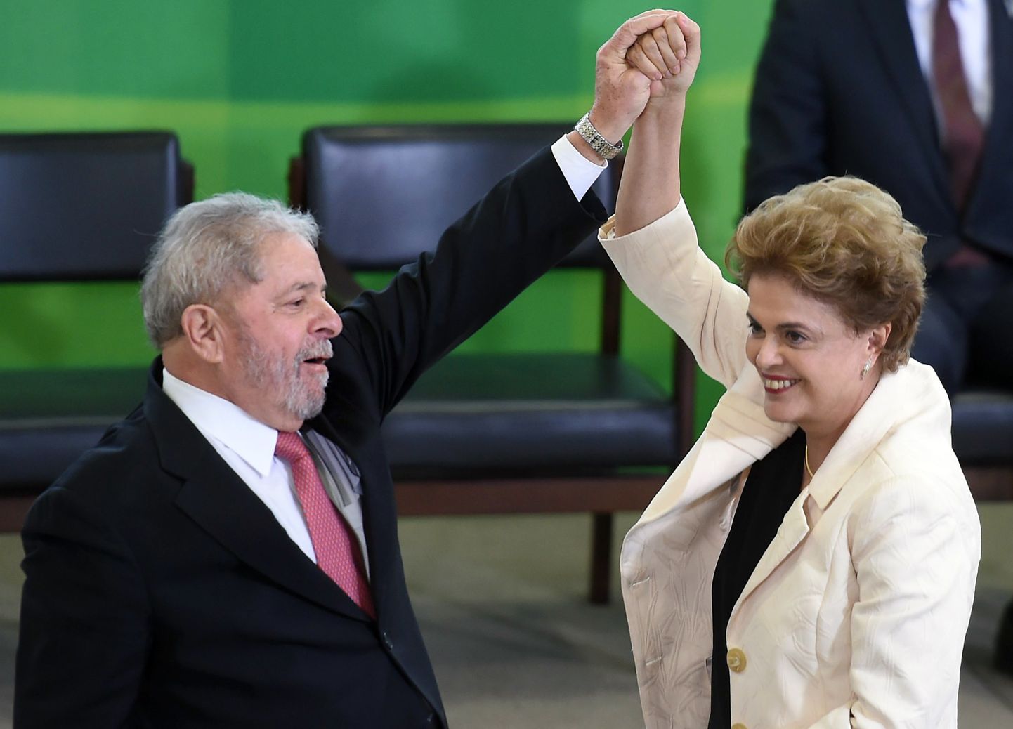 Brasiilia endised presidendid Luiz Inácio Lula da Silva (vasakul) ja Dilma Rousseff 2016. aastal.