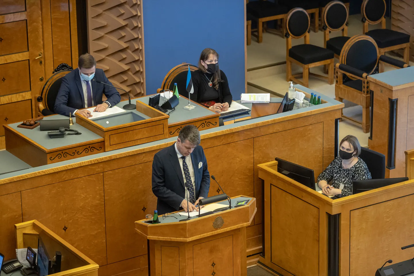 10.05.2021, Tallinn. Riigikogu istung. Foto on illustratiivne