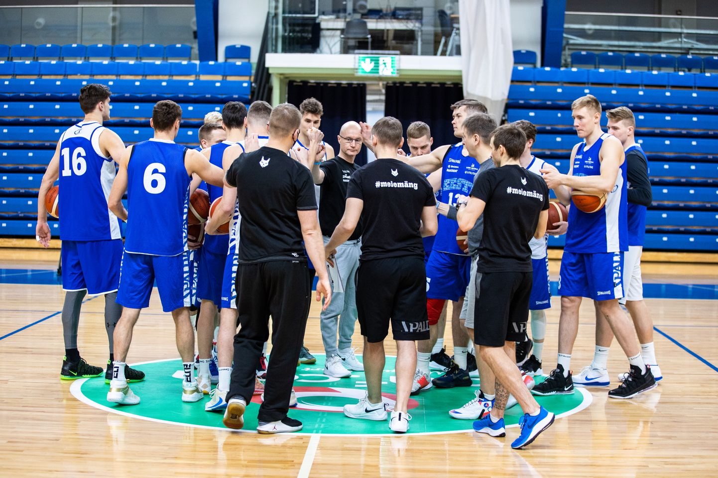 Eesti meeste korvpallikoondis.