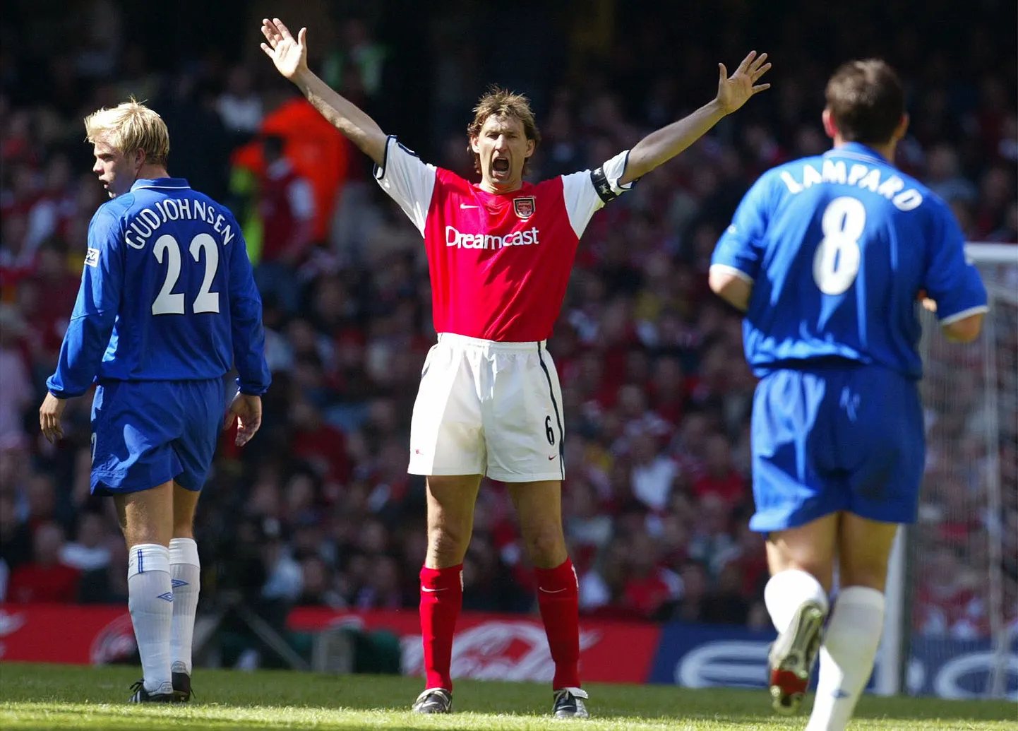 Tony Adams (keskel).
