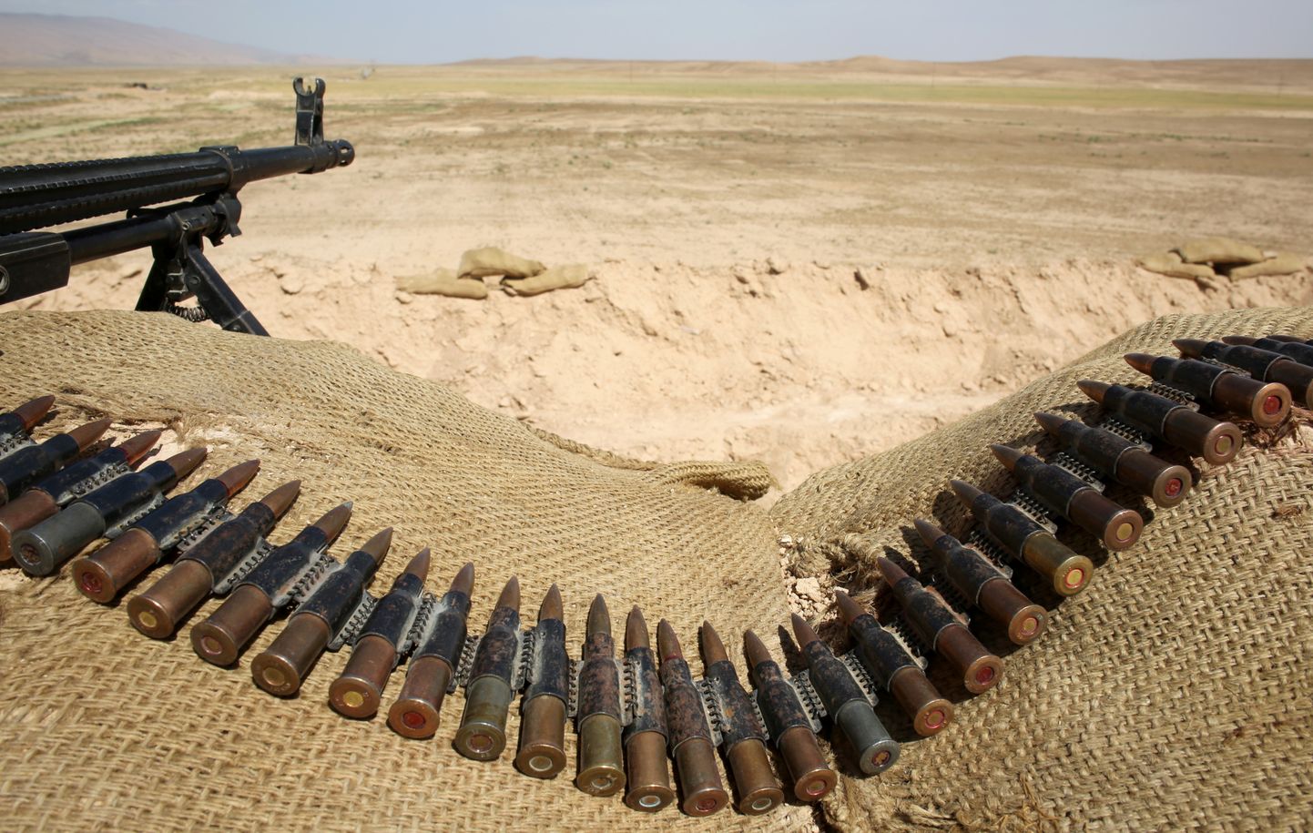 PKK-ga seotud kurdivõitlejate positsioon Põhja-Iraagis.