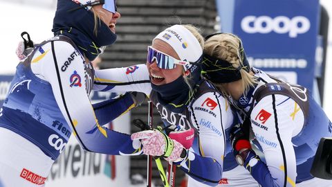 Rootsi suusatajad tegi Tour de Ski eelviimasel etapil võimsa esituse