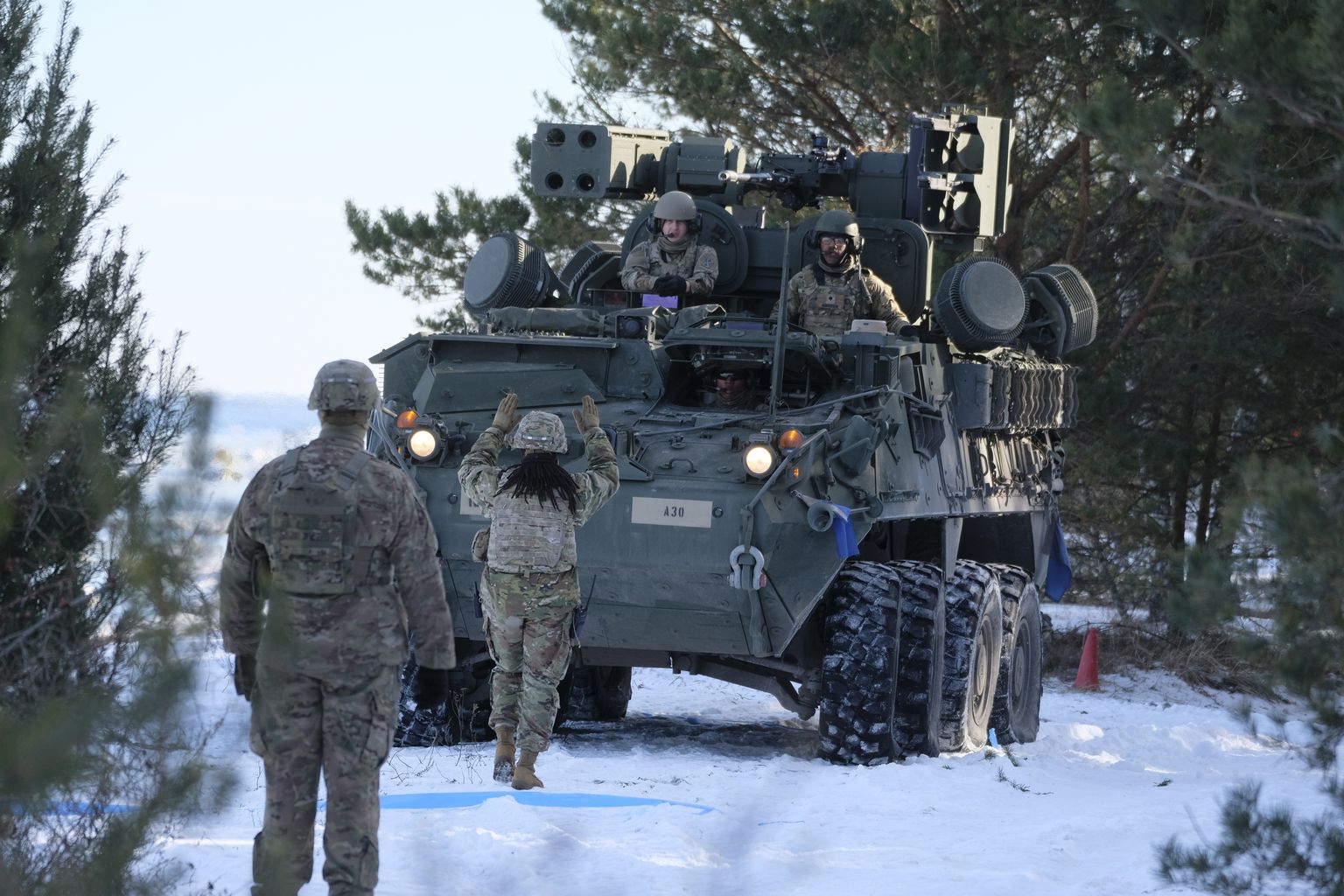 USA sõdurid Saber Strike 22 õppusel Eestis.