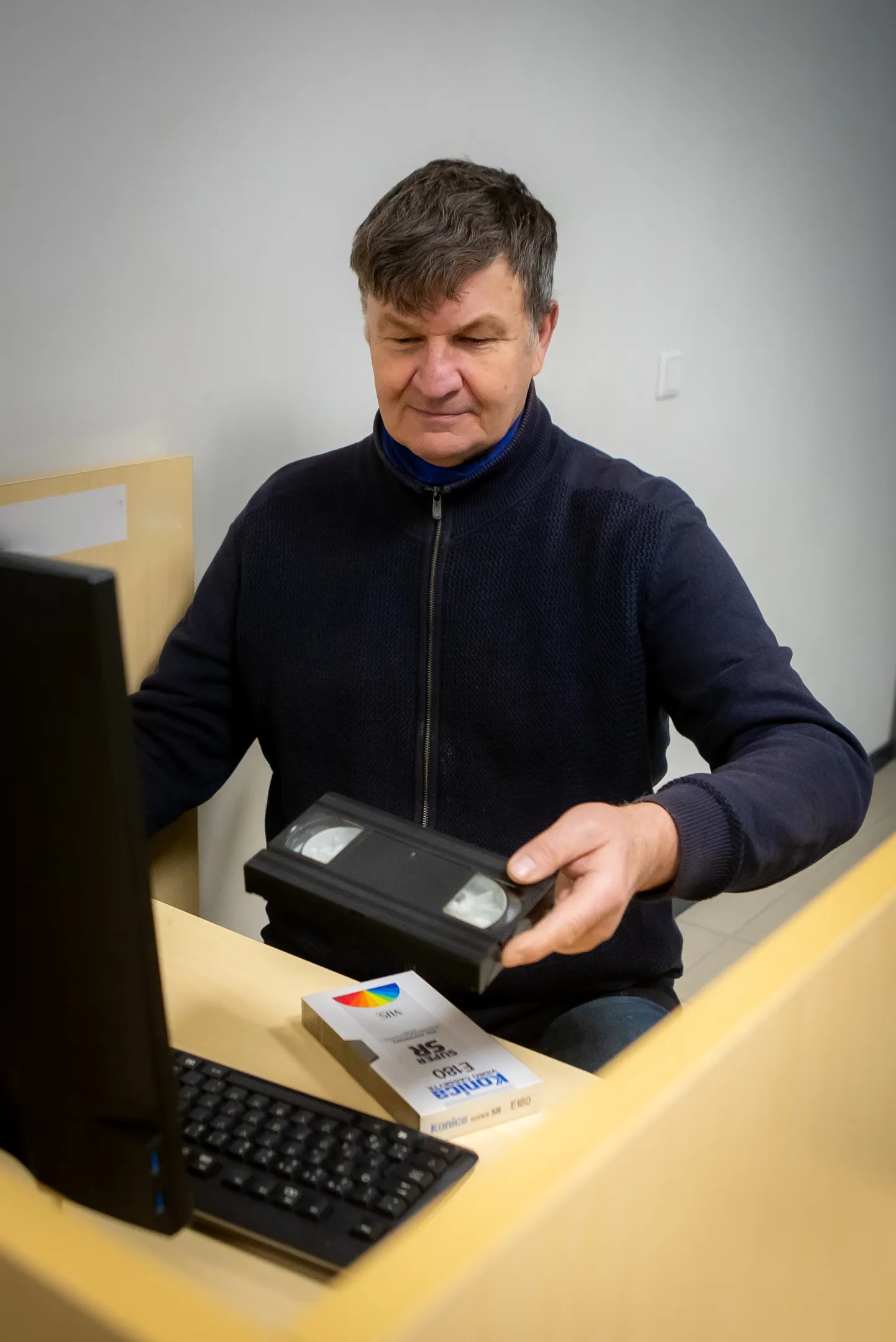 Allan Mehik kasutab videolintide digiteerimisel hetkel parimat kättesaadavat tehnikat.