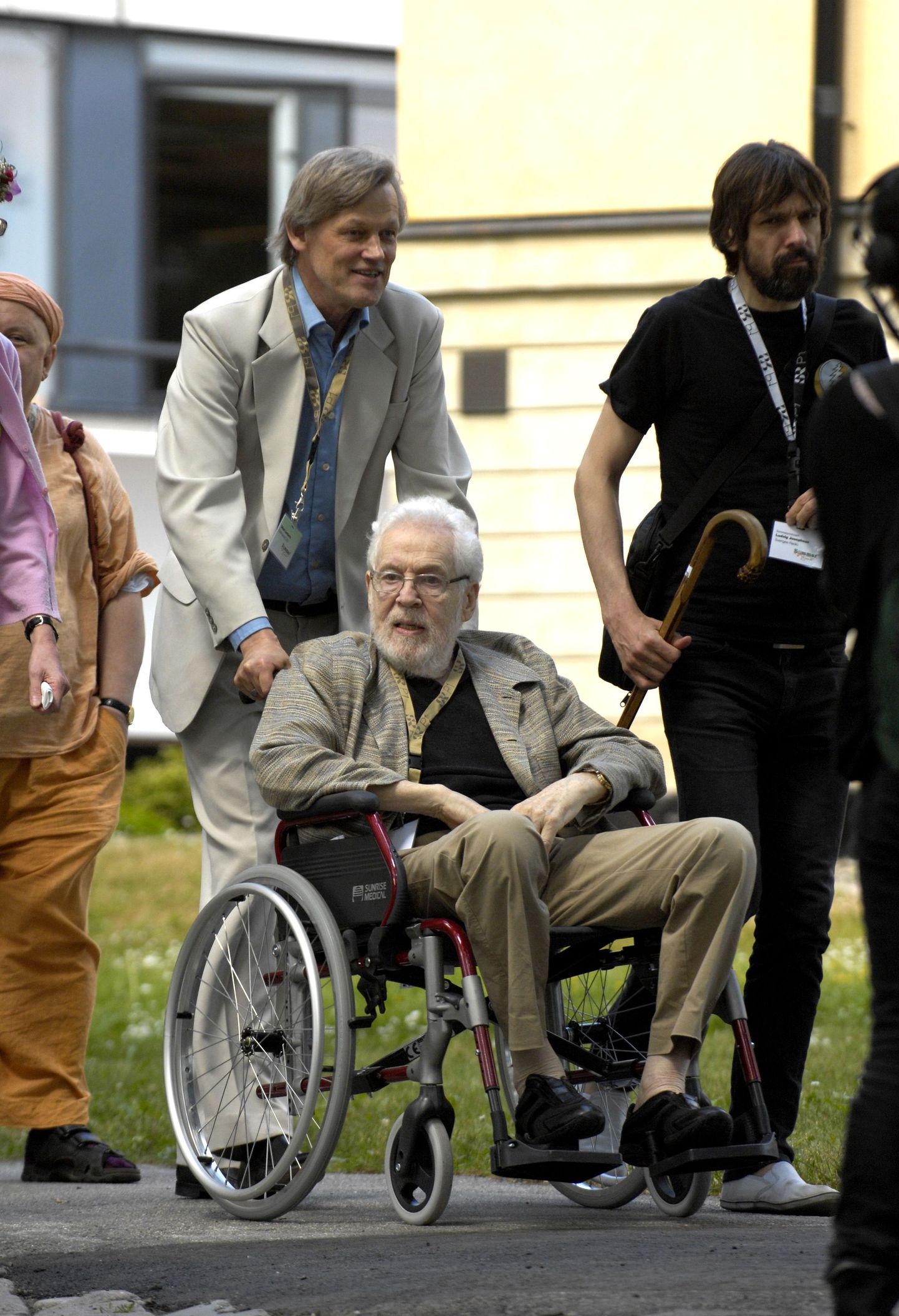 Erland Josephson (ratastoolis) aastal 2007 tehtud fotol.