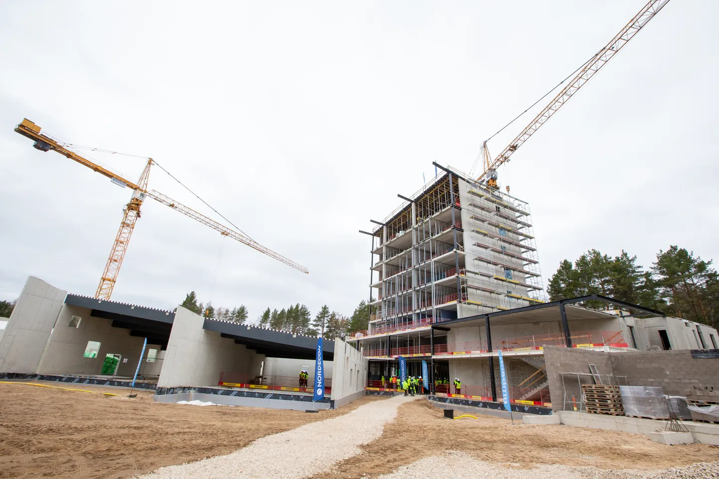Tänaseks on kompleks saavutanud oma täiskõrguse. Kõrgeimast hoonest, kaheksakorruselisest peamajast, avanevad ainulaadsed vaated Peipsi järvele. Hooned rajatakse loodusesse hajutatud väikesemahuliste moodulitena, mis on omavahel ühendatud galeriiga.