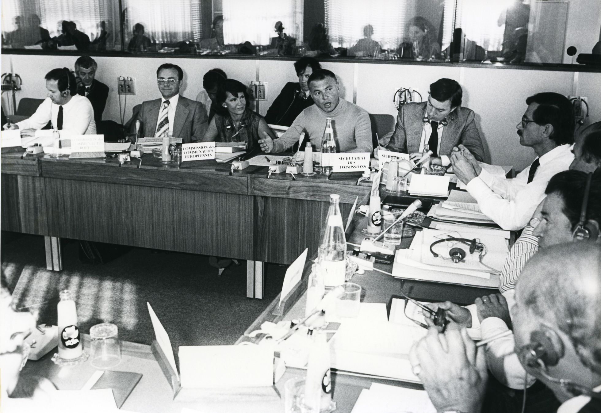 Первое заседание Европарламентской Комиссии по сельскому хозяйству, избранной в 1979 году.