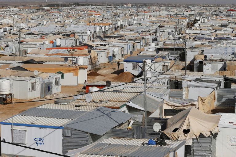 Zaatari põgenikelaager. Foto: MUHAMMAD HAMED/REUTERS/SCanpix