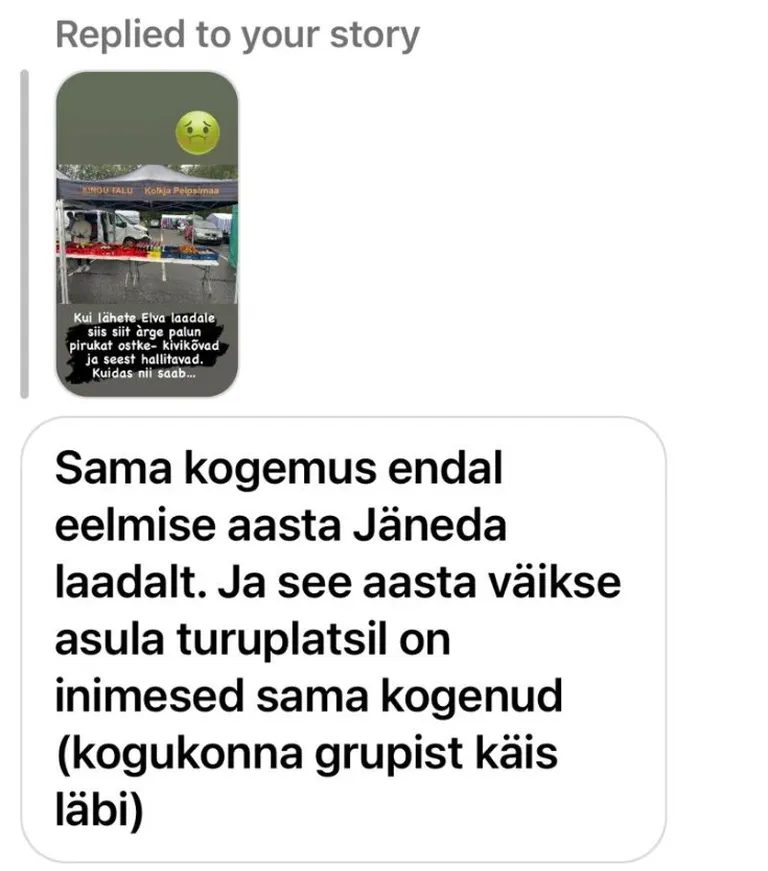 Ebameeldiv pirukakogemus Elva laada müügikohast - kommentaarid ja tagasiside kasutajatelt