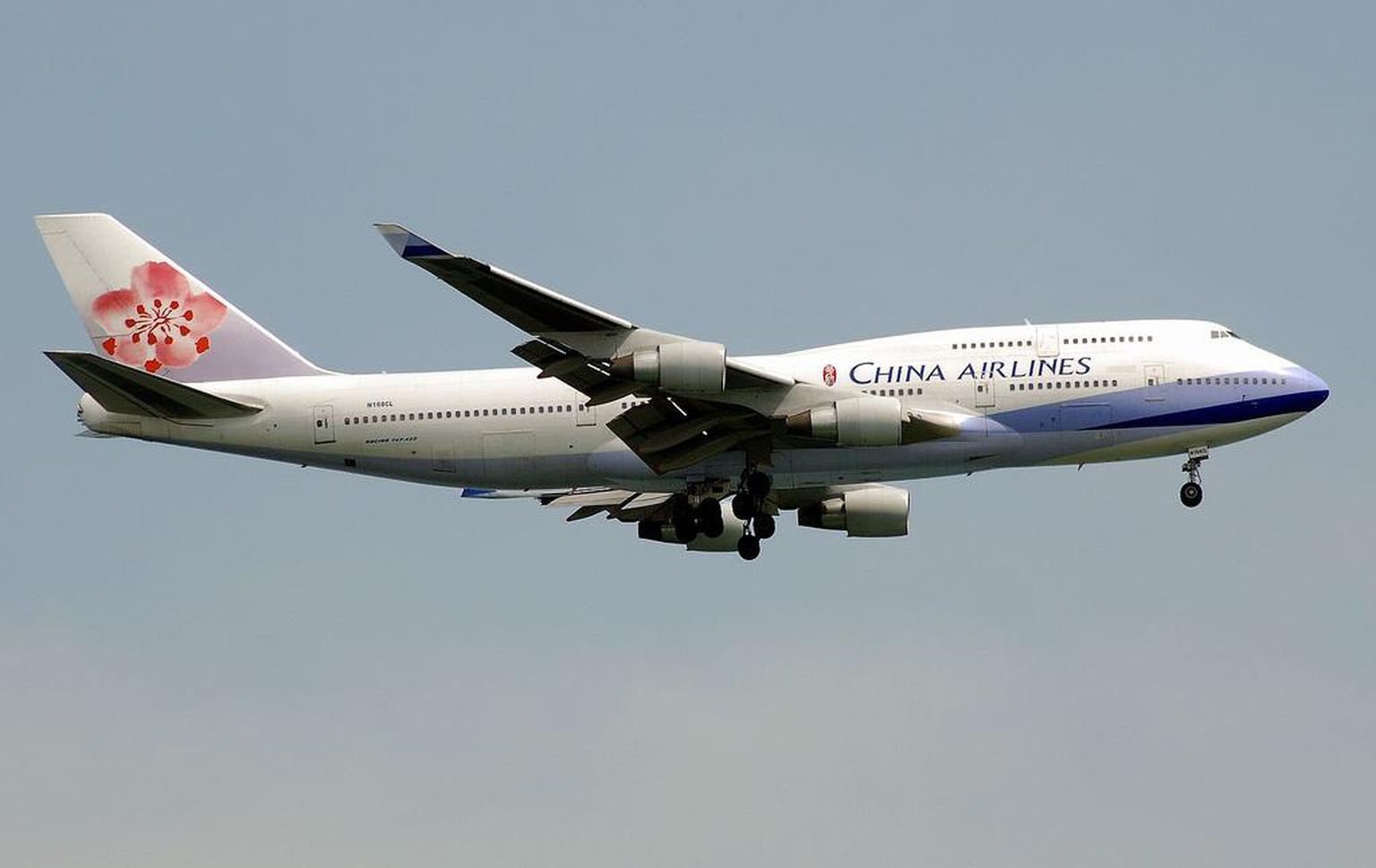 China Airlinesi Boeing 747.
 