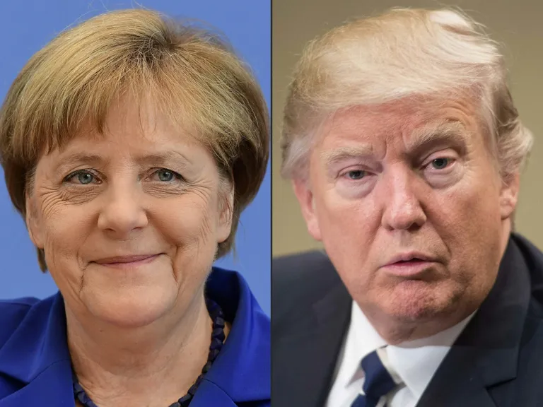 Angela Merkel ja Donald Trump