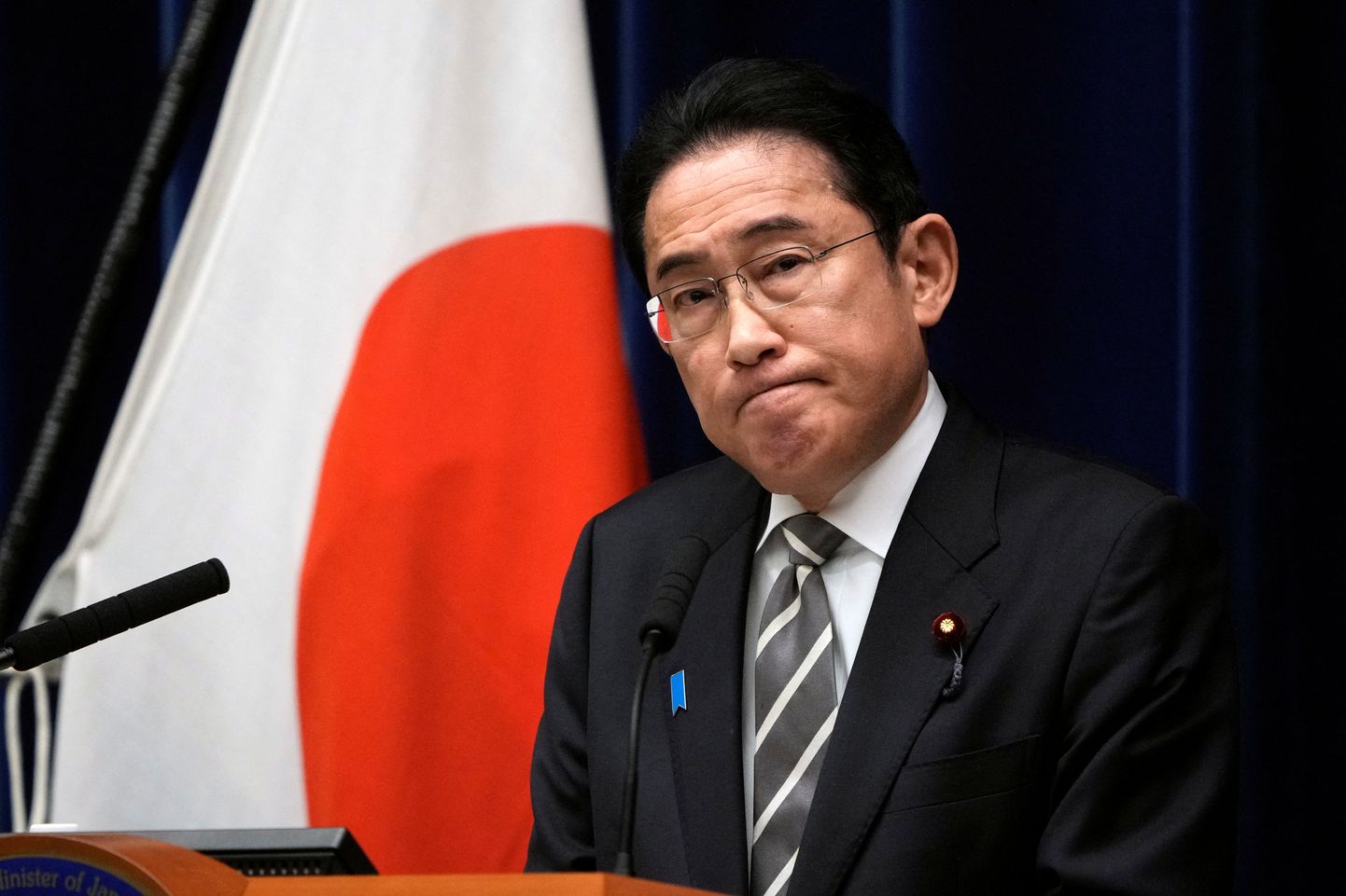 Japānas premjerministrs Fumio Kisida.