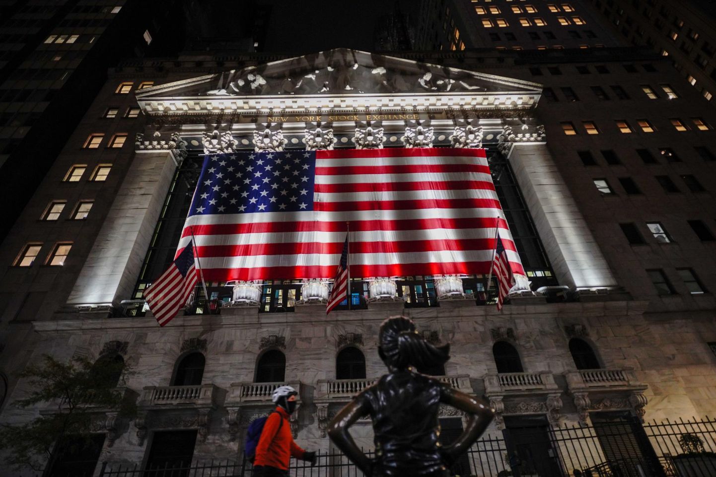 USA lipp New Yorgi börsihoonel
