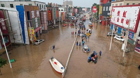 Hiina üleujutustes on hukkunud vähemalt 30 inimest