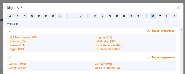 Venemaa on tühistatud