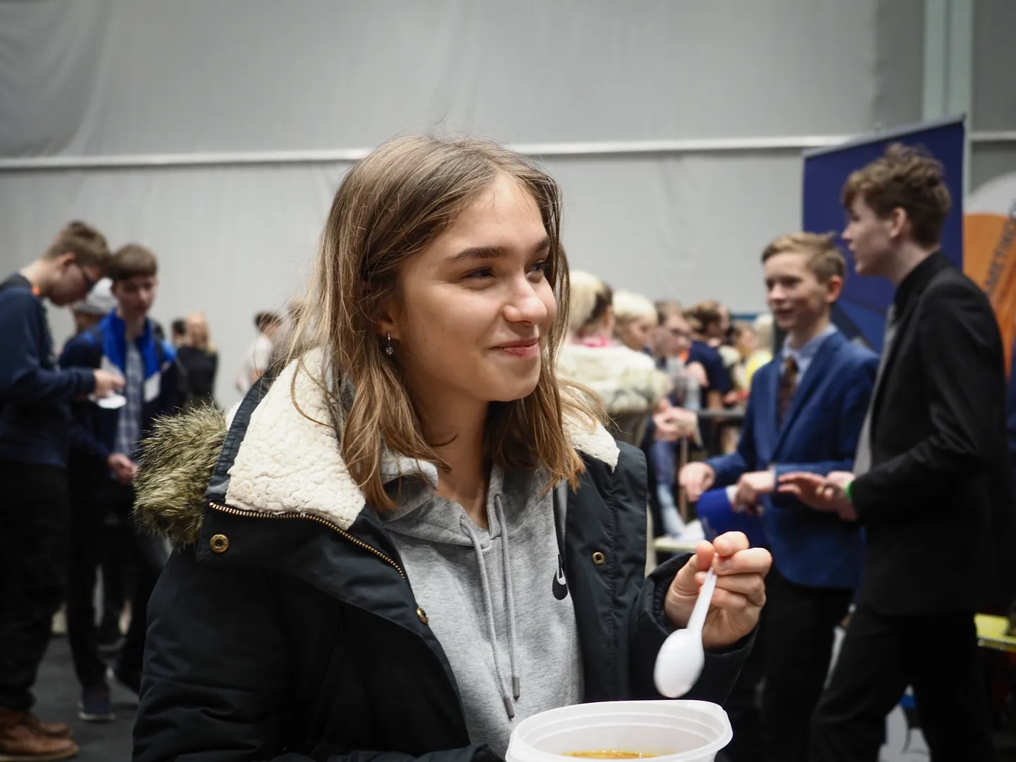 VEGAN: Eva Mihkelson propageeris veganlust ka Tuleviku Kompassi messil, kus KG pakkus vegansuppi.