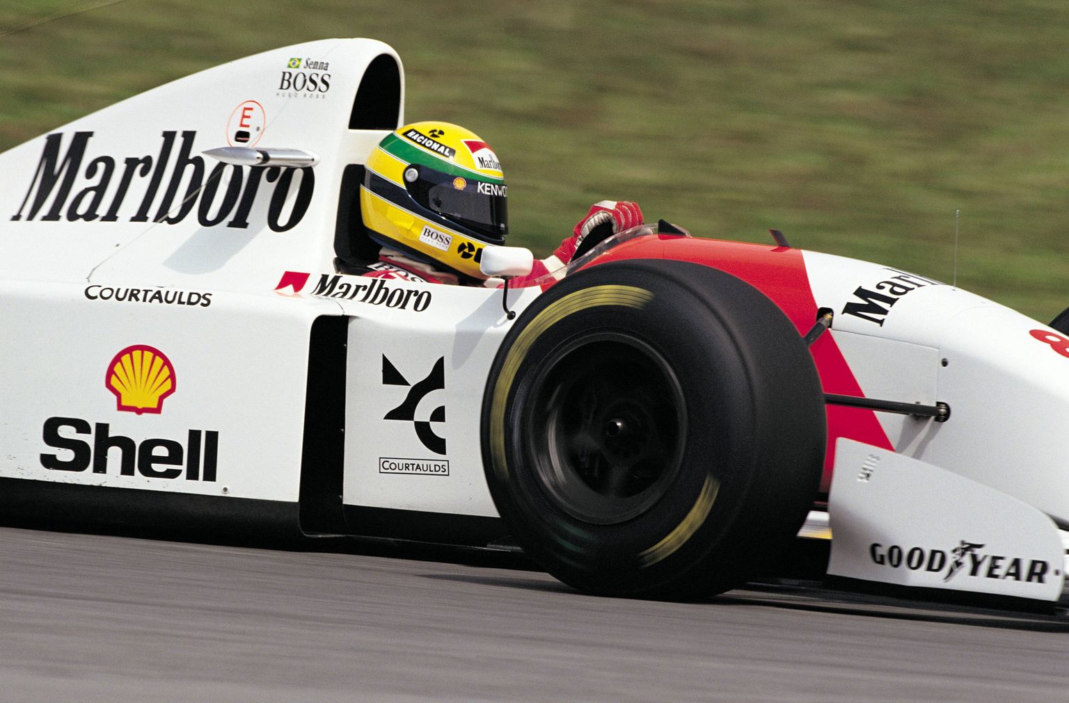 McLaren-Ford MP 4/8 tõi Ayrton Sennale viis etapivõitu.